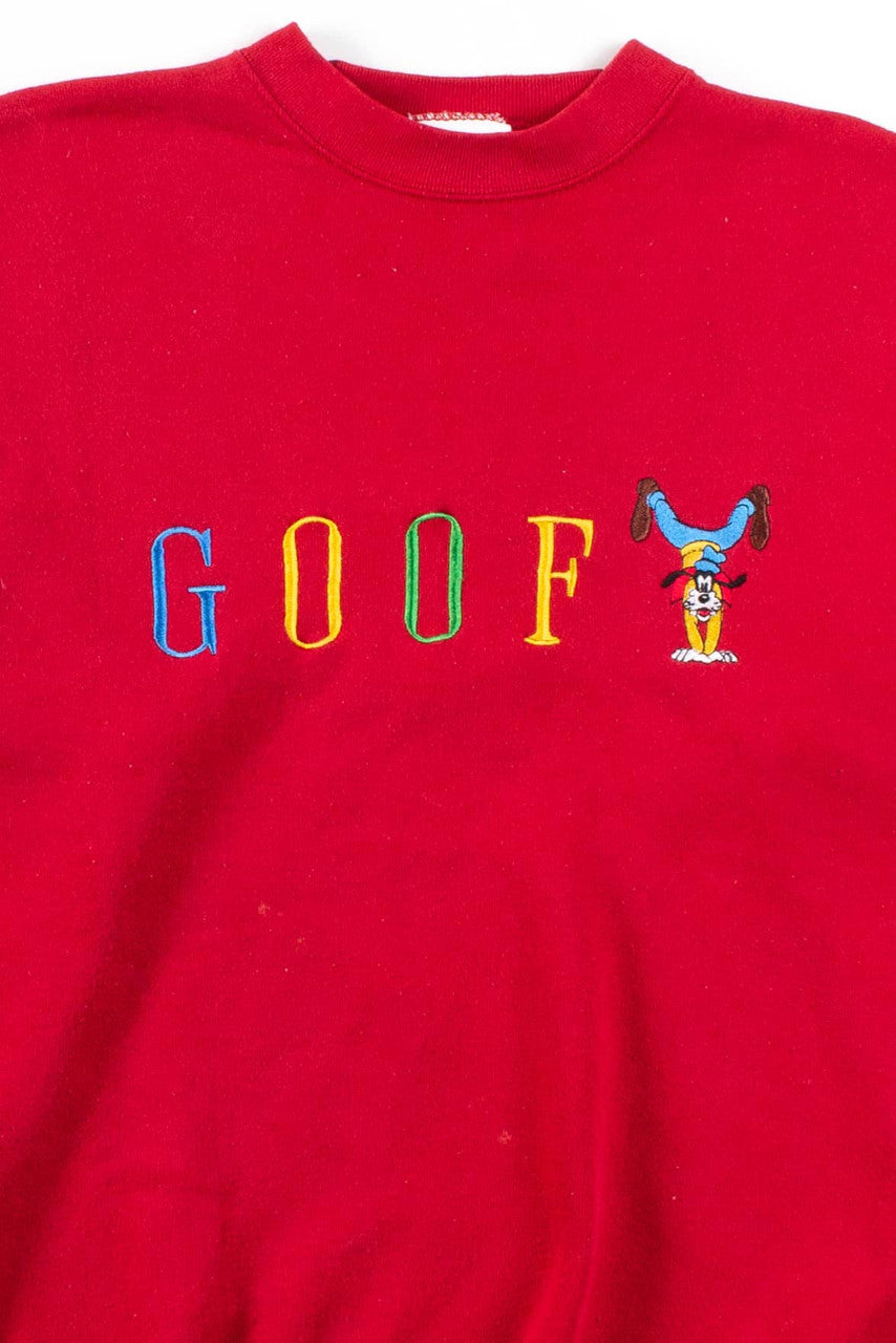 Vintage Embroidered Goofy Sweatshirt