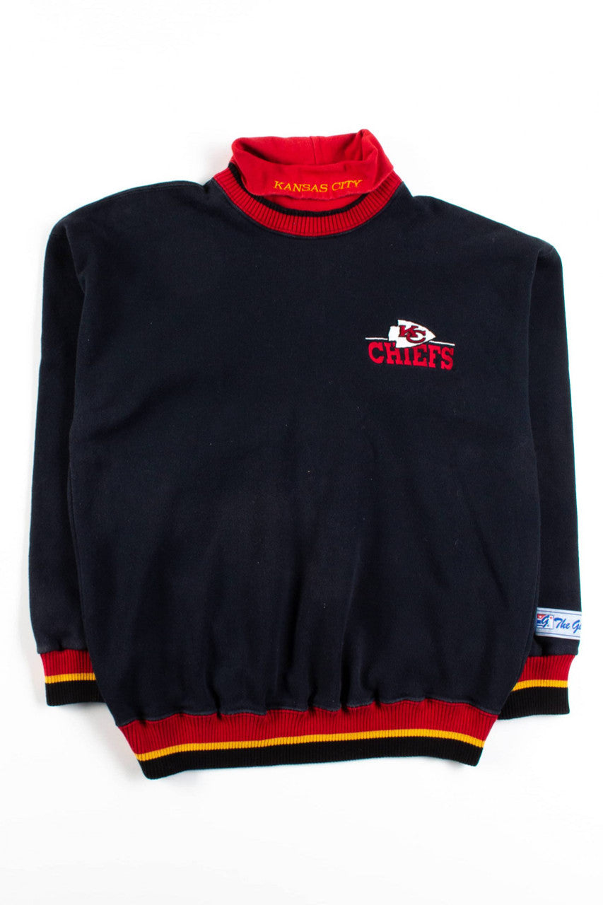 Vintage KC Chiefs Turtleneck Sweatshirt