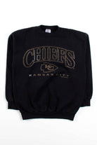 Vintage Black Kansas City Chiefs Sweatshirt (1996)