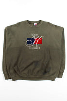 Vintage Olive Tommy Hilfiger Sweatshirt