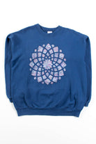 Vintage Cutout Mandala Sweatshirt