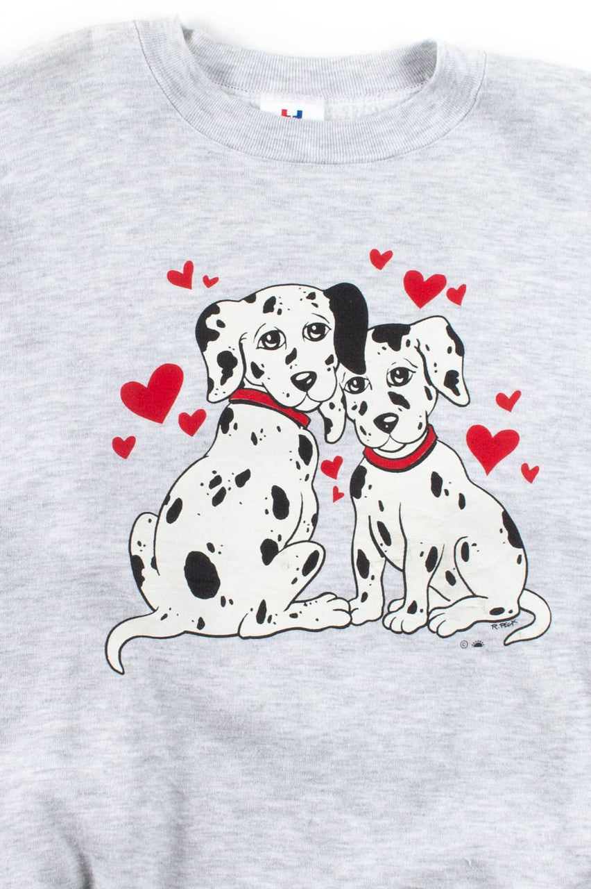 Vintage Dalmatian Love Sweatshirt