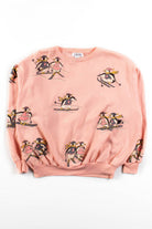 Vintage Penguin Skiers Sweatshirt