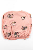 Vintage Penguin Skiers Sweatshirt