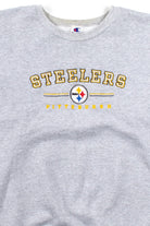 Vintage Gray Pittsburgh Steelers Sweatshirt