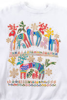 Vintage Deer Glitter Painting Sweatshirt
