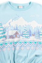Vintage Iron Mt. Winter Landscape Sweatshirt (1989)