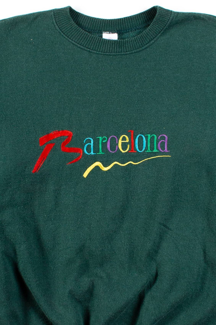 Vintage Barcelona Souvenir Sweatshirt
