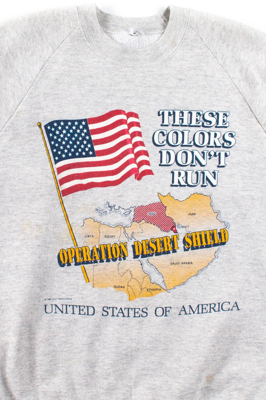 Vintage Operation Desert Shield Sweatshirt (1990)