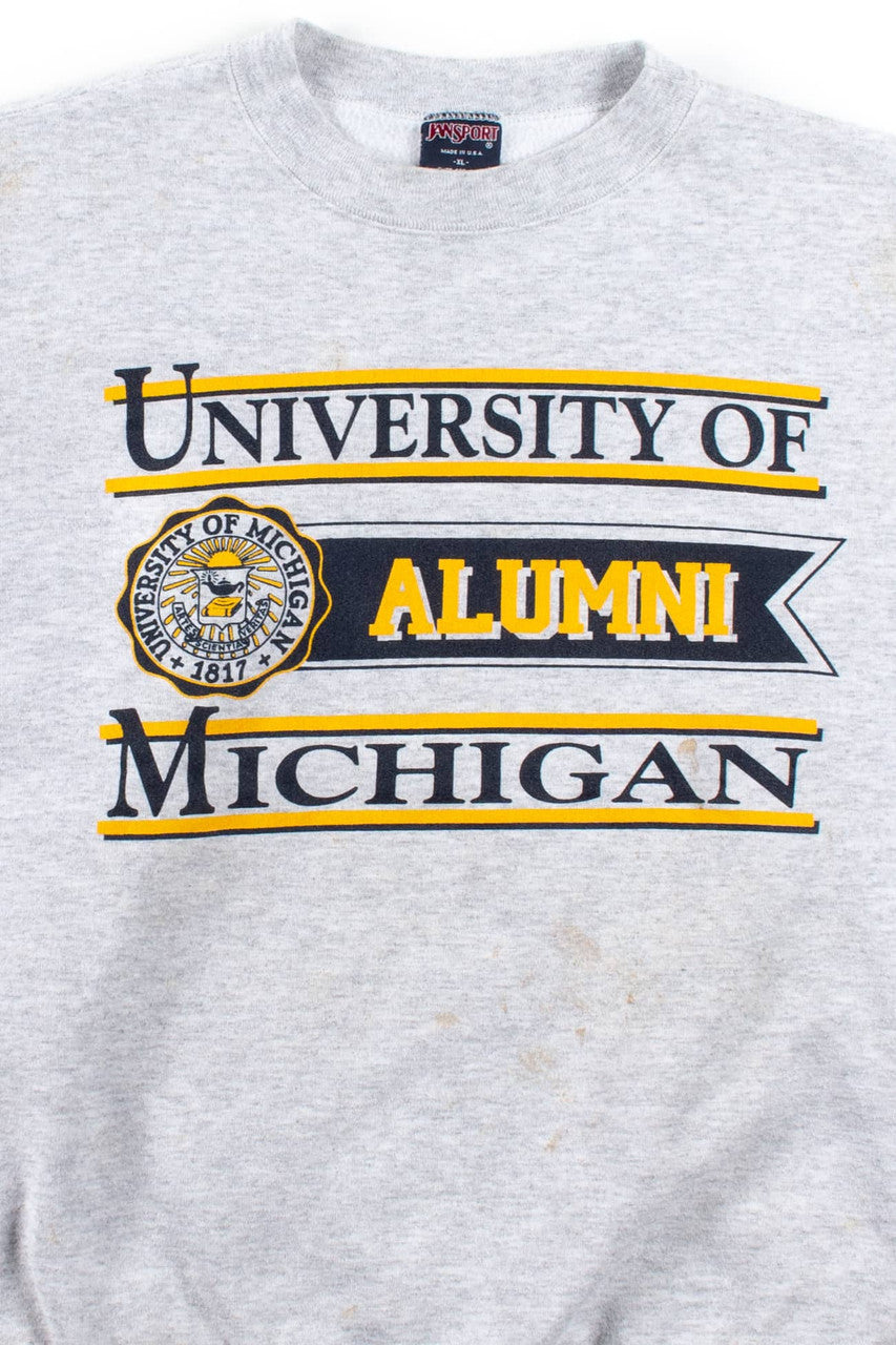 Vintage University Of Michigan Alumni Sweatshirt