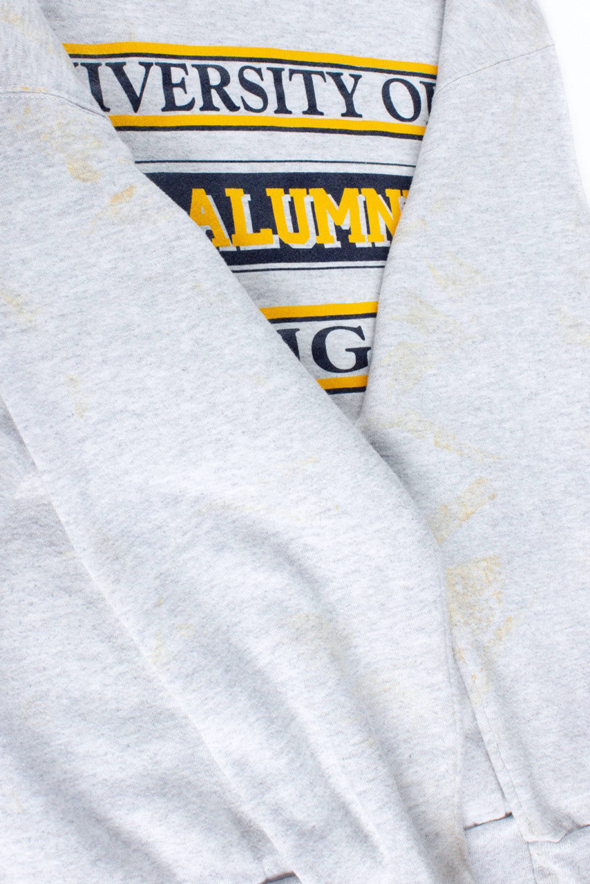 Vintage University Of Michigan Alumni Sweatshirt
