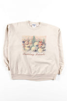Vintage Building Friends Snowmen Sweatshirt