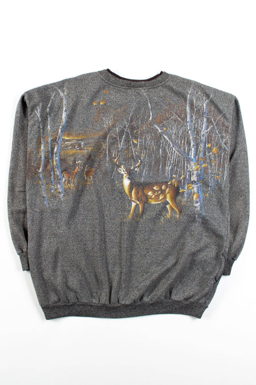 Vintage Birchwood Deer Pocket Sweatshirt