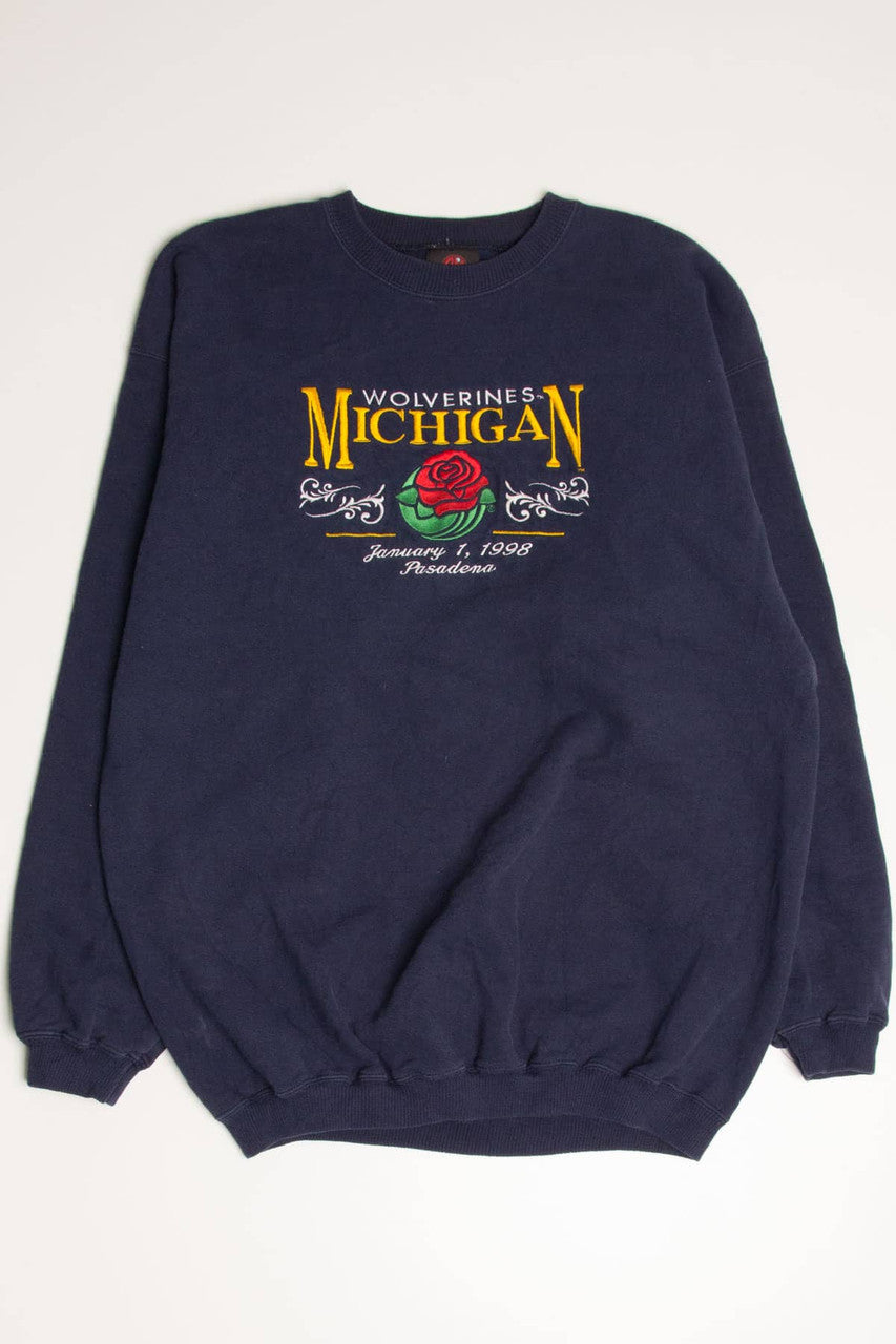 Michigan Wolverines Rose Bowl Sweatshirt (1998)