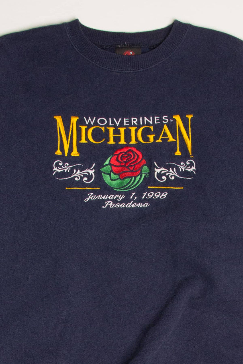 Michigan Wolverines Rose Bowl Sweatshirt (1998)