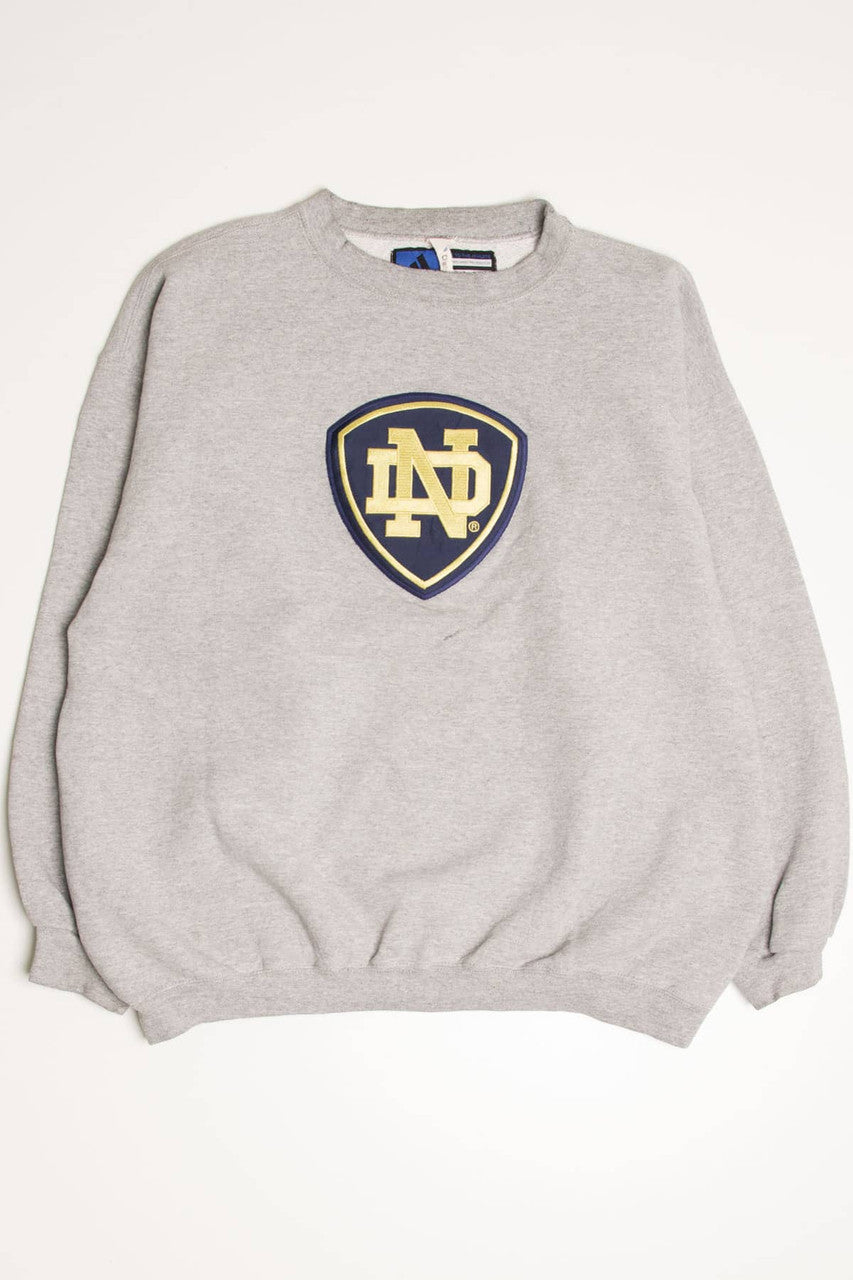 Adidas Notre Dame Patch Sweatshirt