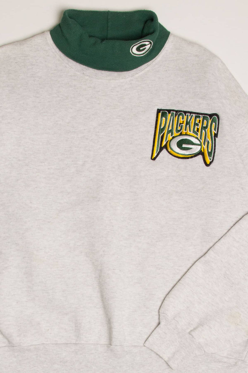 Green Bay Packers Patch Turtleneck Sweatshirt