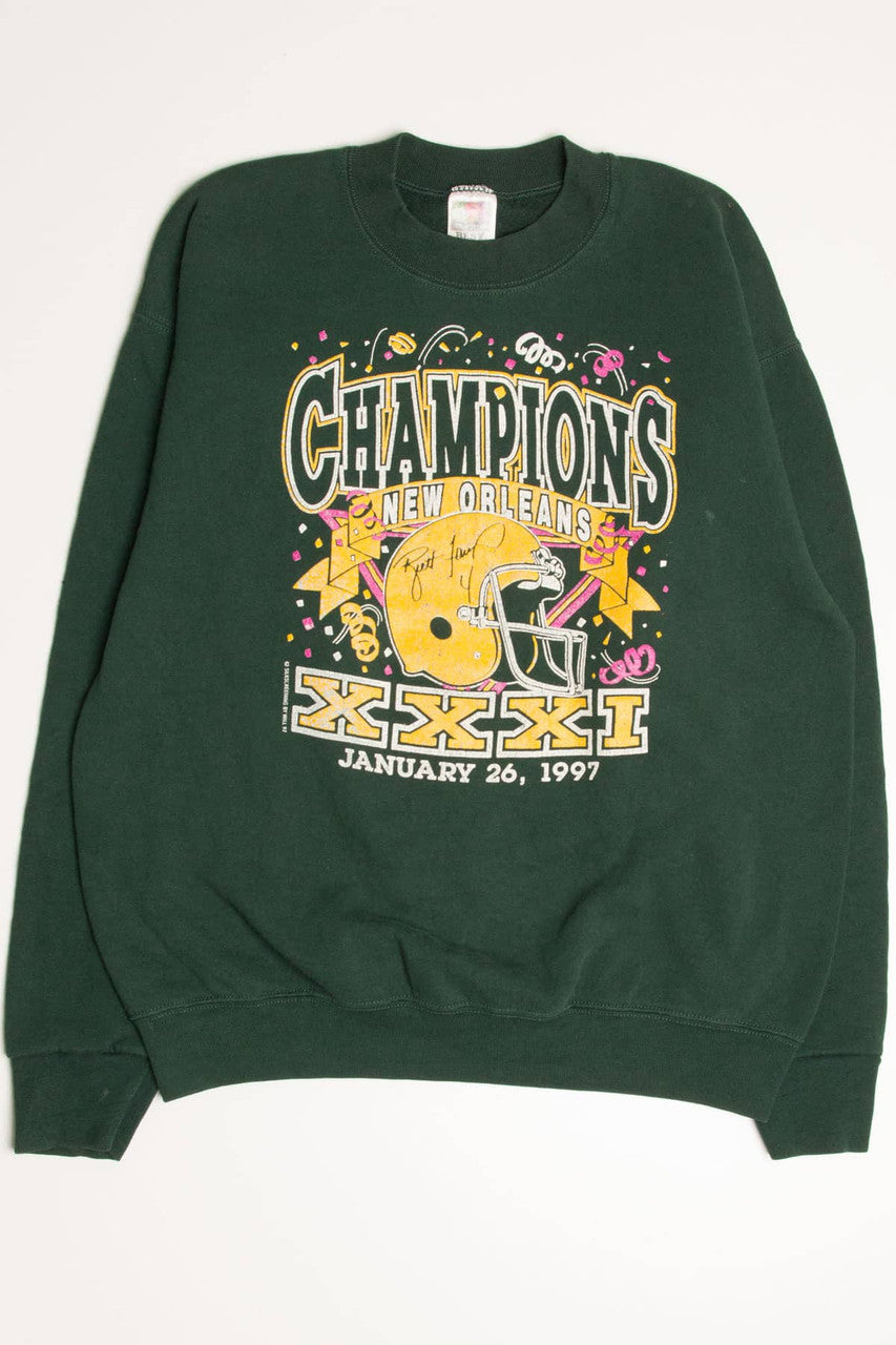 New Orleans Green Bay Packers Super Bowl Sweatshirt (1997)