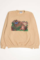 Vintage Teddy Bears In The Garden Sweatshirt