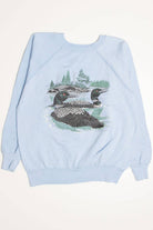 Vintage Light Blue Loons Sweatshirt
