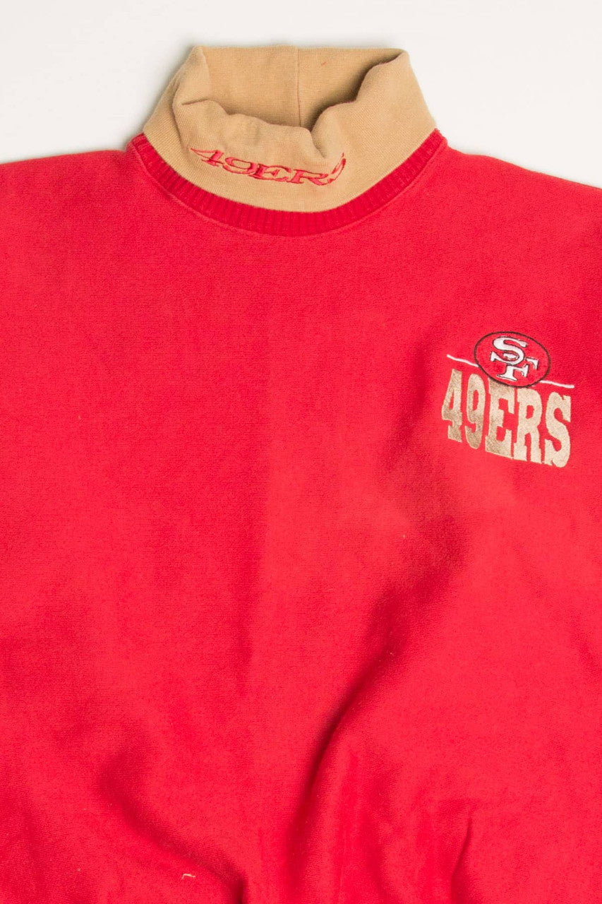 Vintage San Francisco 49ers Turtleneck Sweatshirt