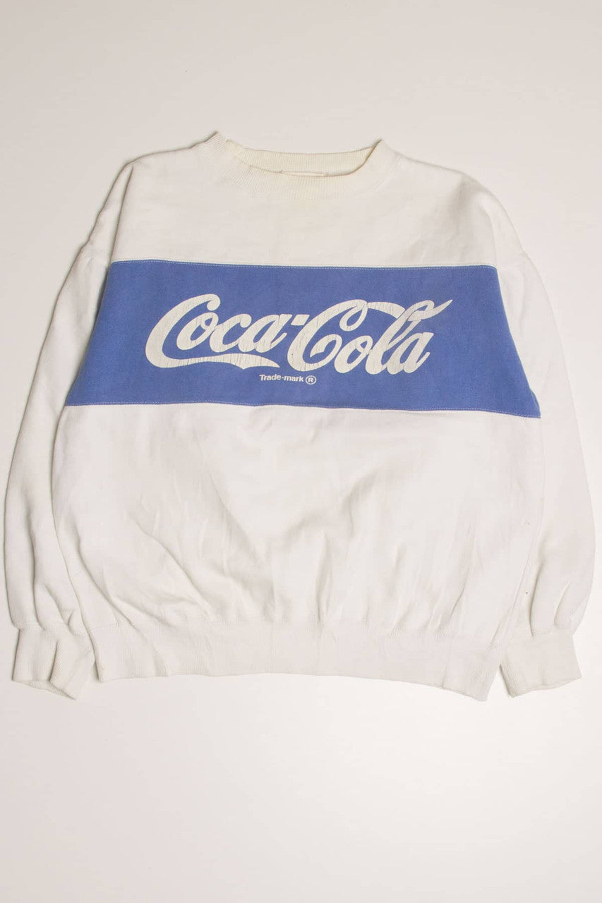 Vintage Coca-Cola Stripe Sweatshirt