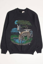 Vintage Moonlit Zebras Sweatshirt