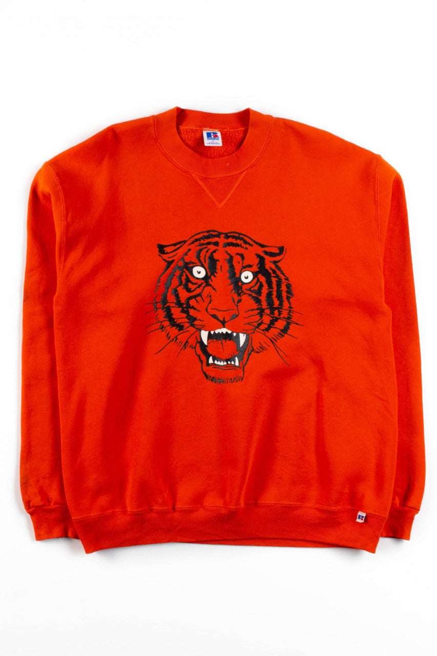 Vintage Detroit Tigers Roaring Tiger Sweatshirt