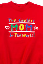 Vintage Coolest Mom In The World Sweatshirt