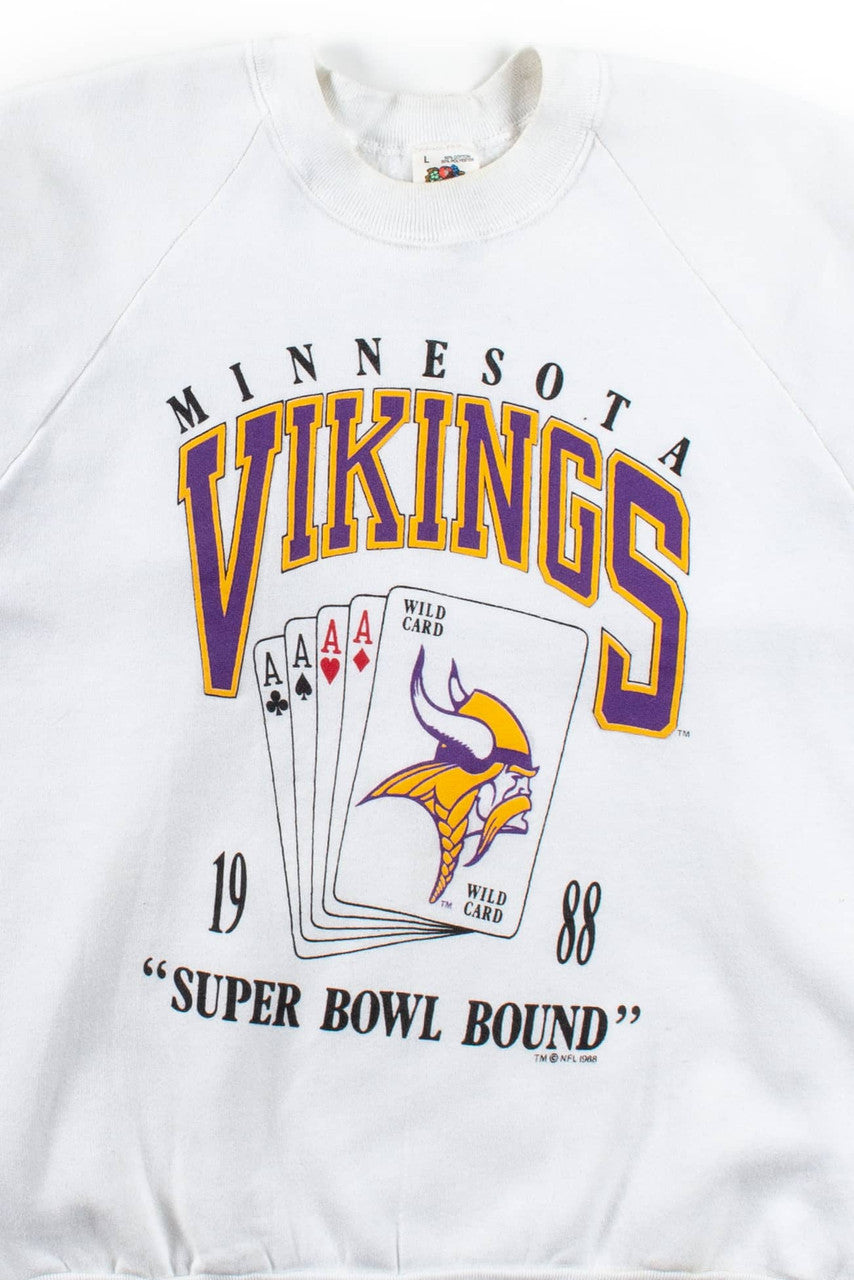 Vintage Vikings "Super Bowl Bound" Sweatshirt (1988)