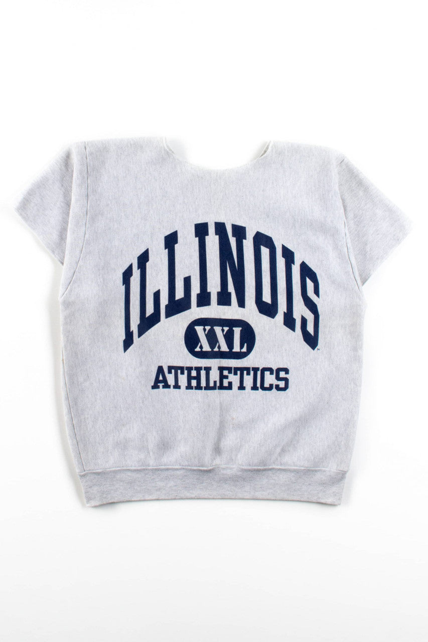 Vintage Cutoff Illinois Athletics Sweatshirt