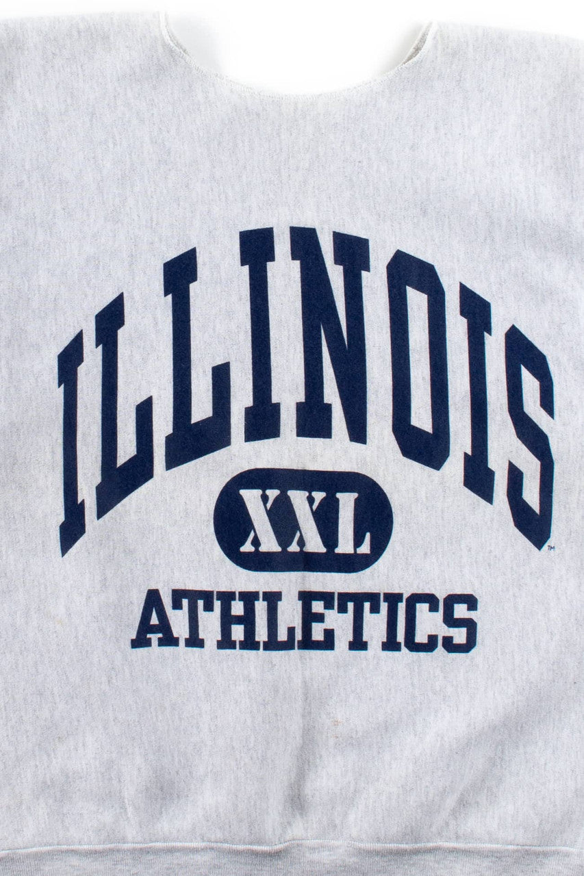 Vintage Cutoff Illinois Athletics Sweatshirt