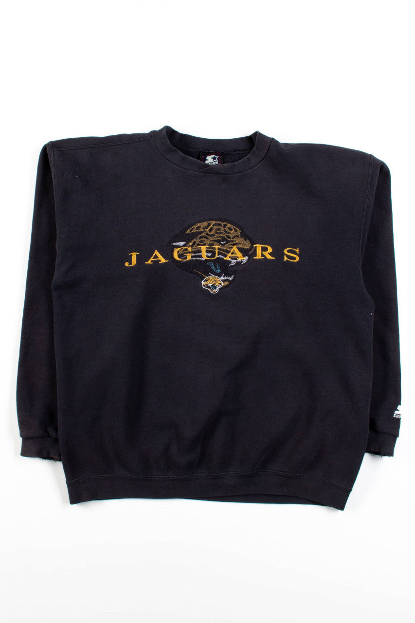 Vintage Embroidered Jacksonville Jaguars Sweatshirt (1990s)