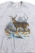 Vintage Deer In The Woods Sweatshirt (1990)