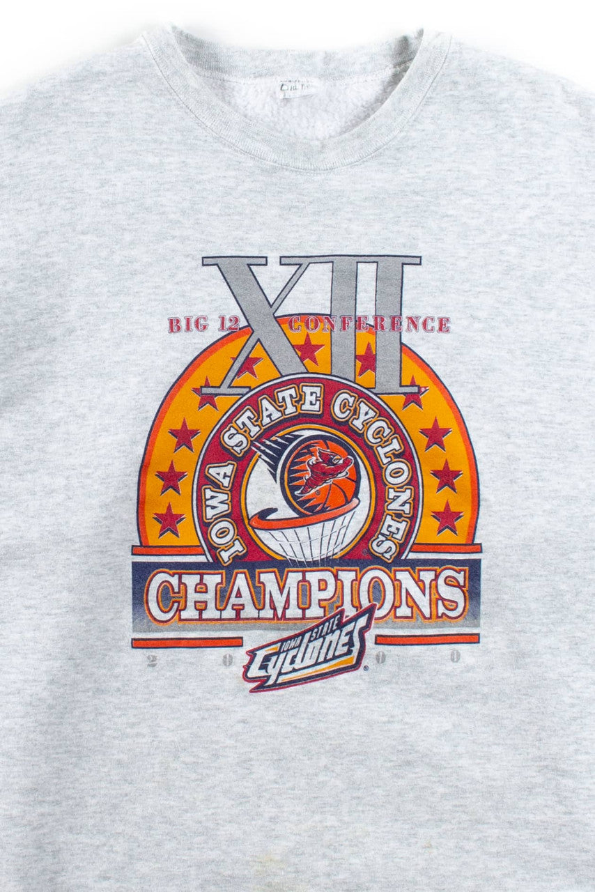Vintage Iowa State Cyclones Conference Champions Sweatshirt (2000)