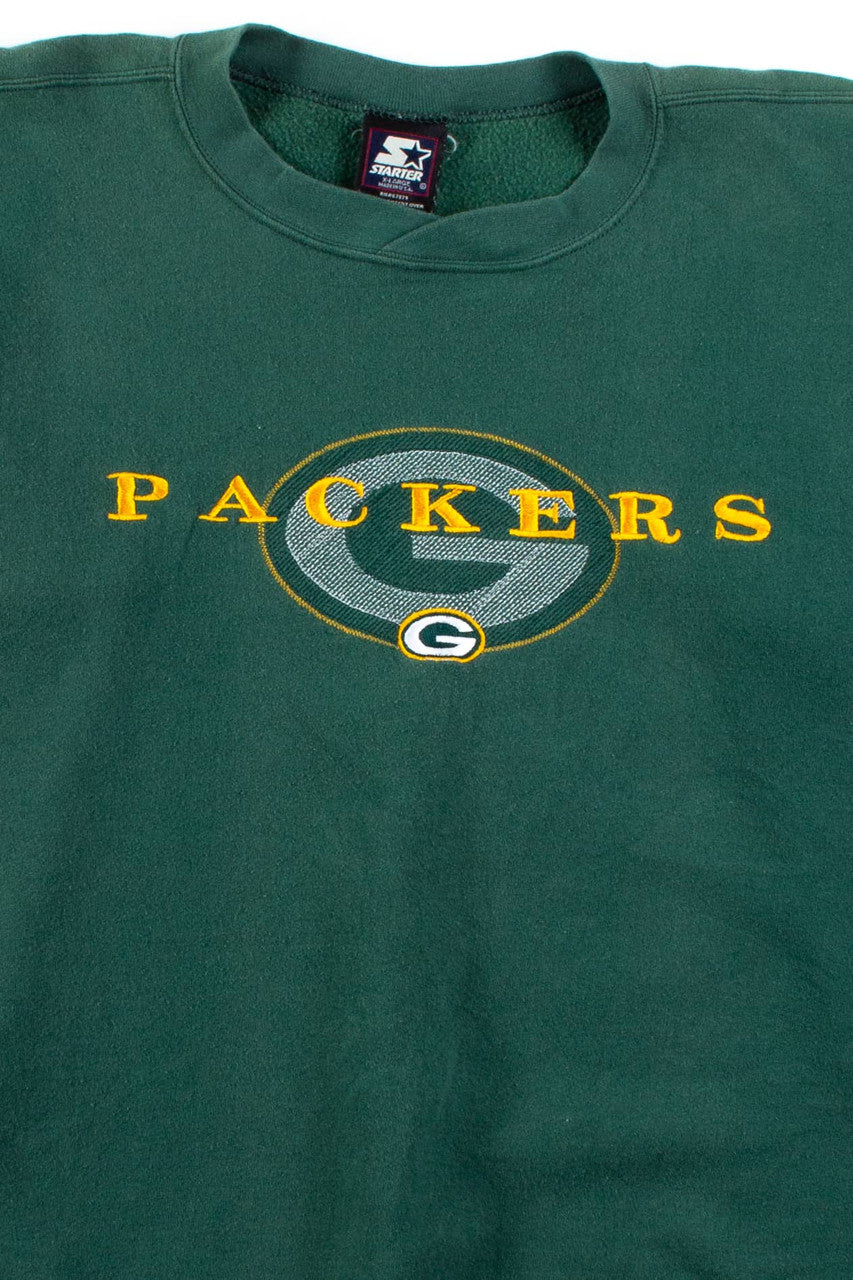 Vintage Embroidered Green Bay Packers Sweatshirt