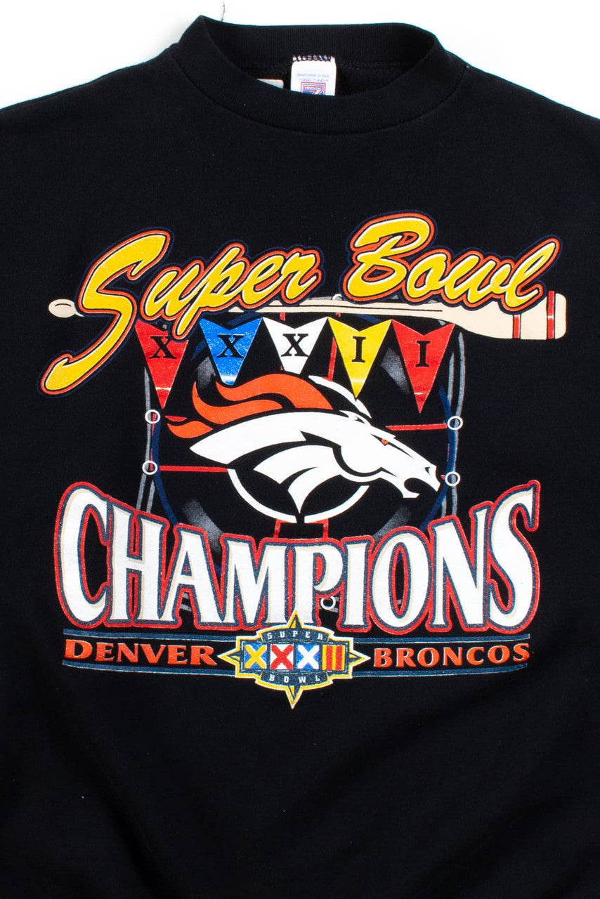 Vintage Broncos Super Bowl XXXII Champions Sweatshirt (1998)