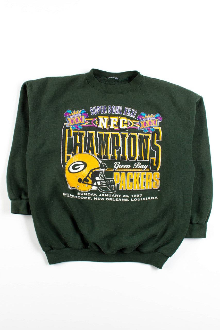 Vintage Packers Super Bowl XXXI Sweatshirt (1997)