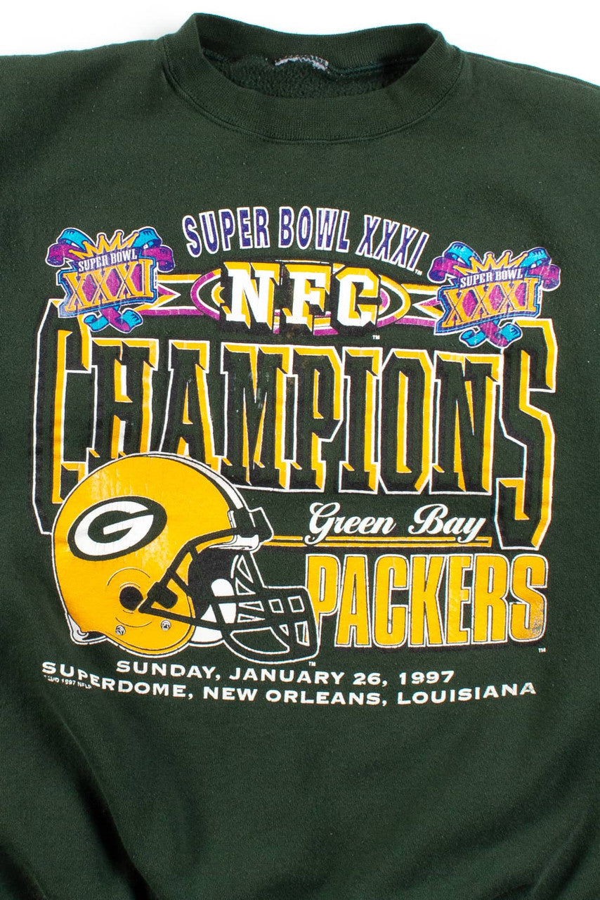 Vintage Packers Super Bowl XXXI Sweatshirt (1997)