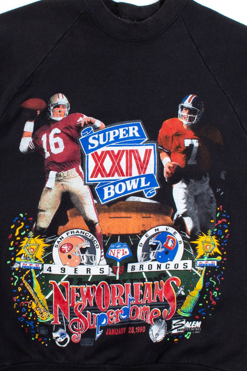 Vintage Super Bowl XXIV Sweatshirt (1990) 1