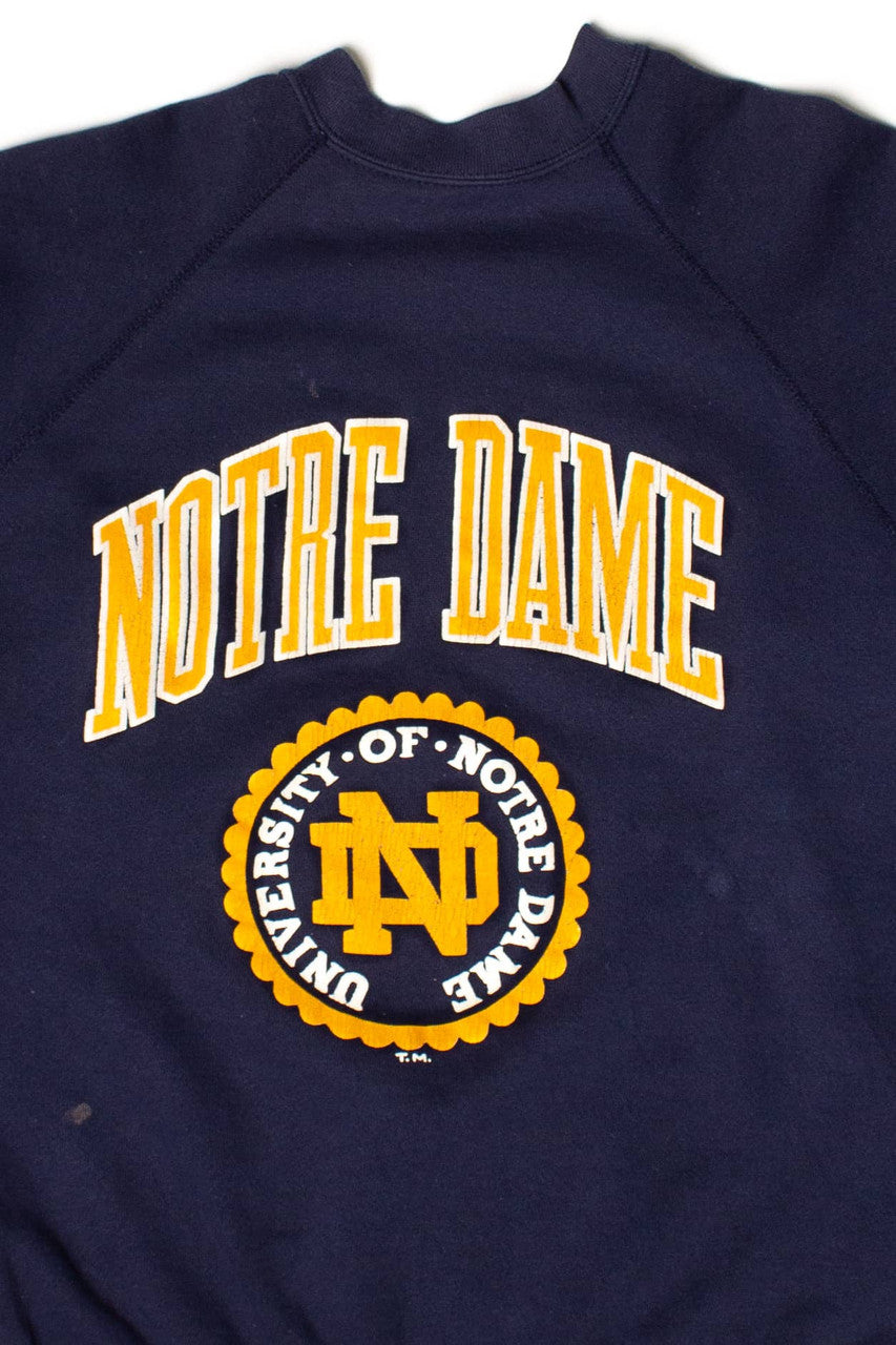 Vintage University Of Notre Dame Sweatshirt