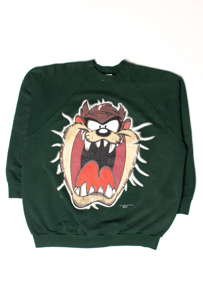 Vintage Taz Face Sweatshirt (1995)