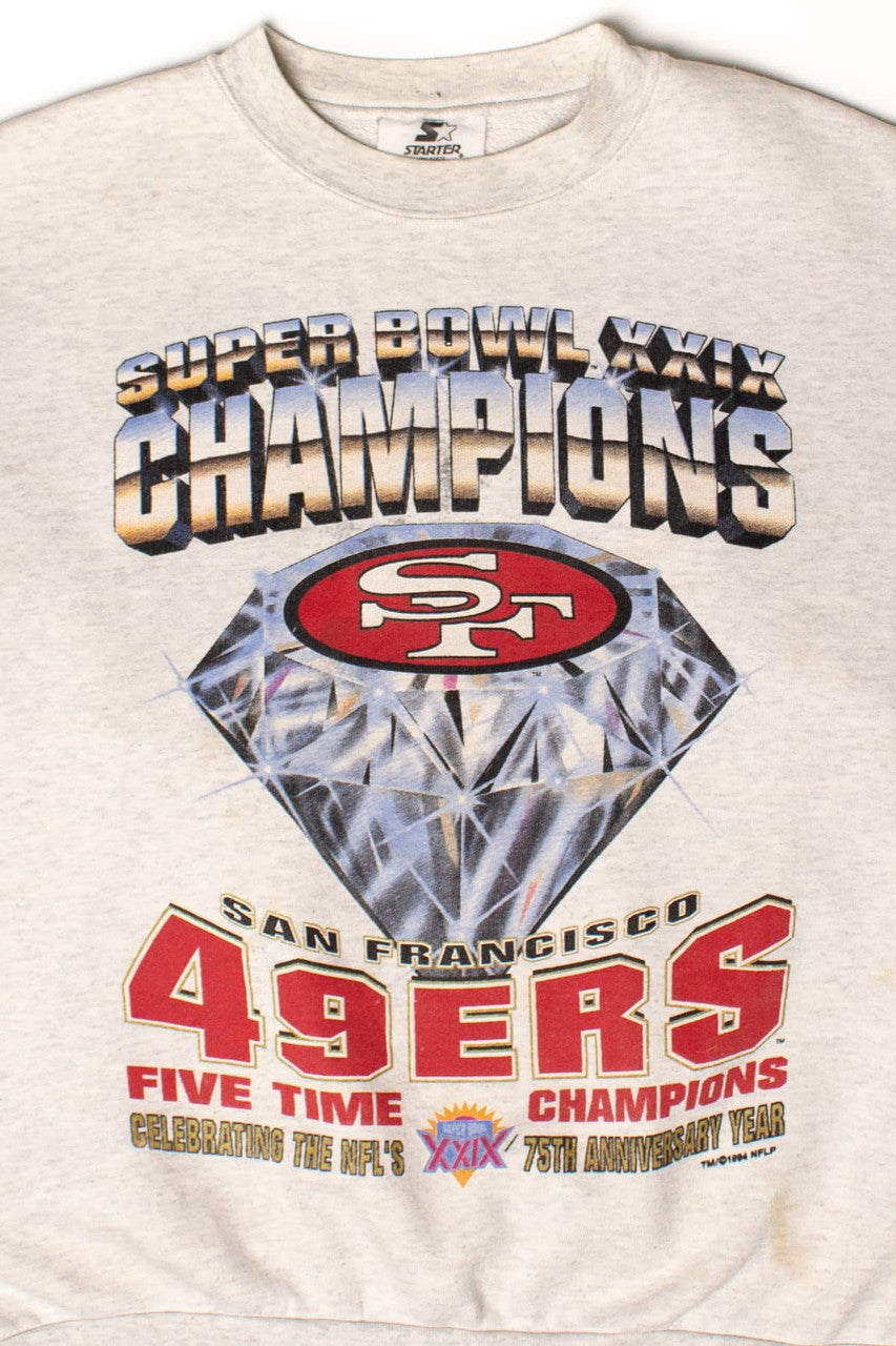 Vintage 49ers Super Bowl XXIX Champions Sweatshirt (1994)
