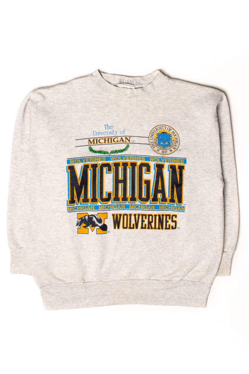 Vintage University Of Michigan Wolverines Sweatshirt