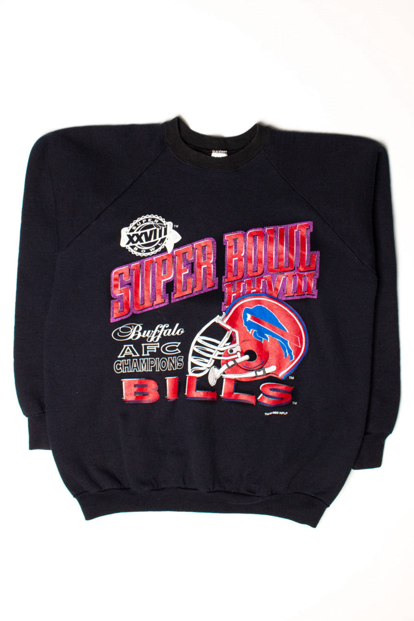 Vintage Buffalo Bills Super Bowl XXVIII Sweatshirt (1993)