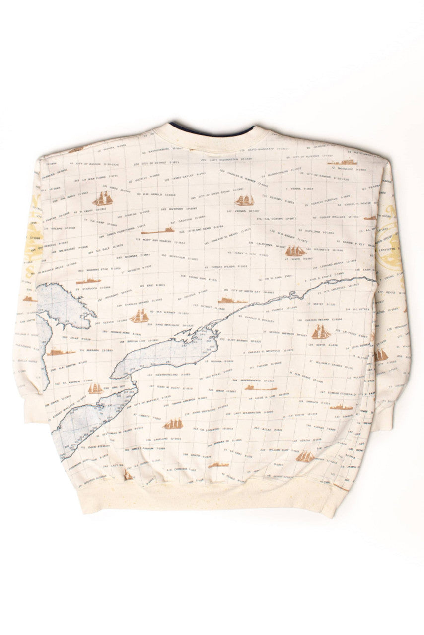Shipwrecks Of The Great Lakes Vintage Sweatshirt