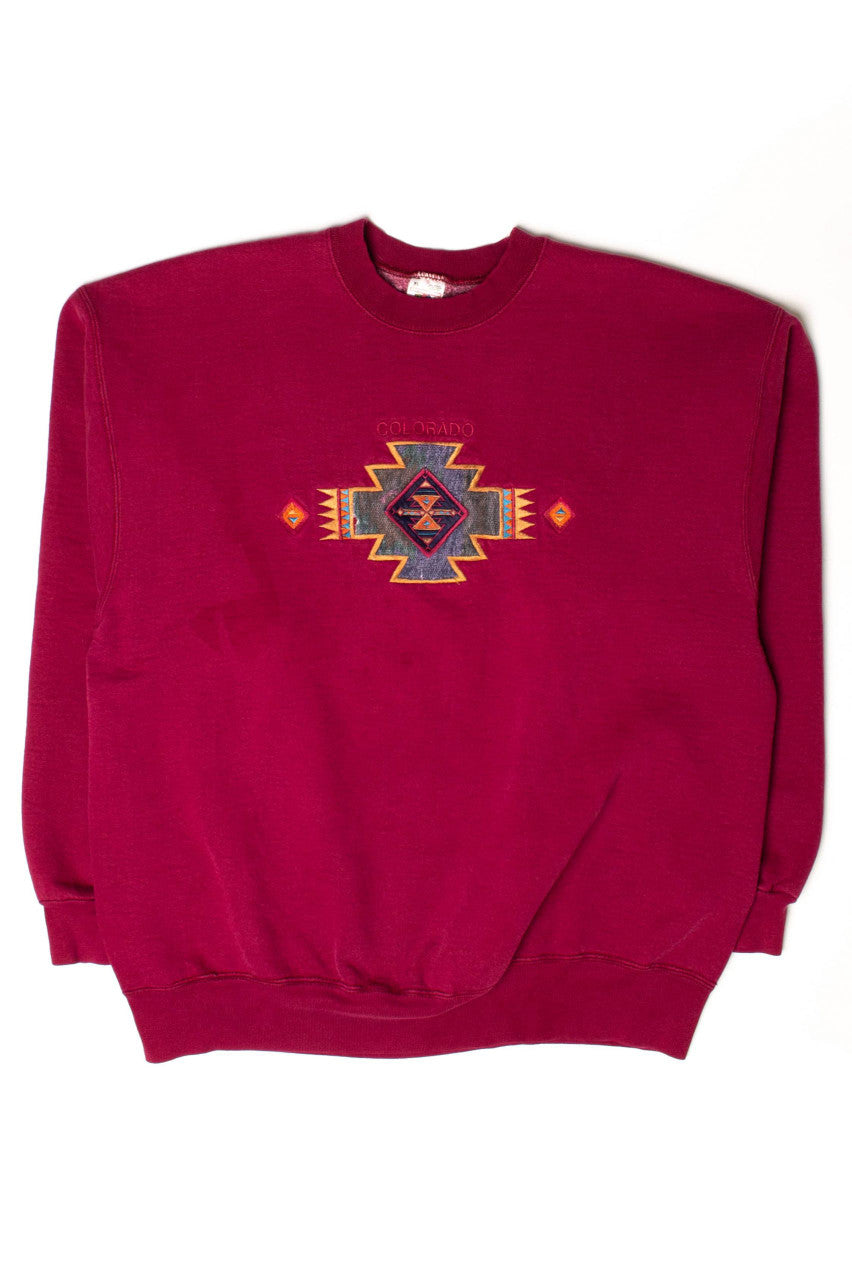 Vintage Colorado Pattern Sweatshirt