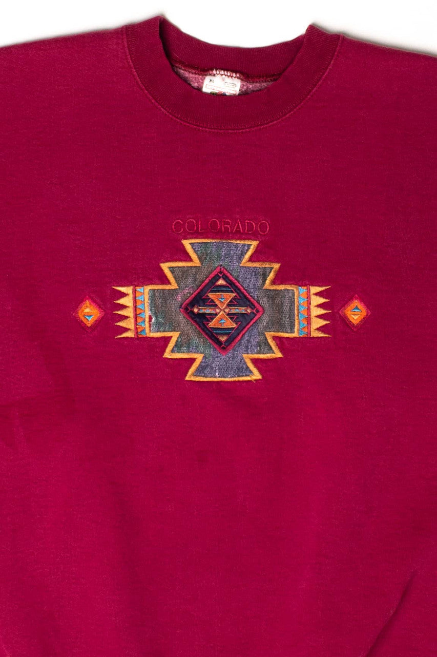 Vintage Colorado Pattern Sweatshirt
