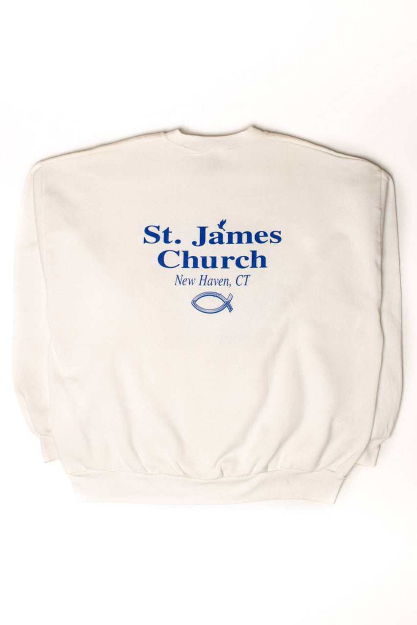 Vintage St. James Church Sweatshirt (1997)