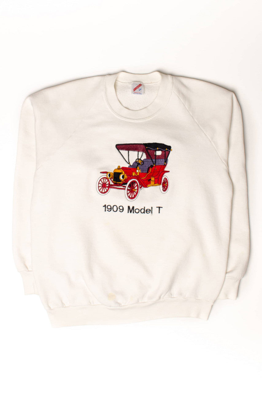 Vintage 1909 Model T Embroidered Sweatshirt